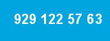 929 122 57 63 929 122 57 63